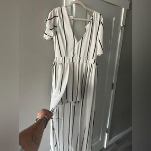 Only worn twice because I had a baby and gained weight lol but soooo cute.